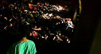Pile of bodies...