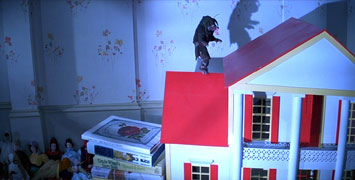 Running away from the cat...
