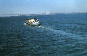 A ship...