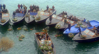 The funeral of Mickey