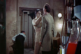 Frankenstein's monster is trying to kill his own creator...