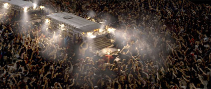 Running through the zombies hordes...