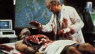Dr. Logan experimenting...
