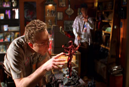 Adoring the new action figure...