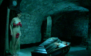 Dracula in his tomb...