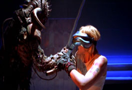 Fighting the monster!