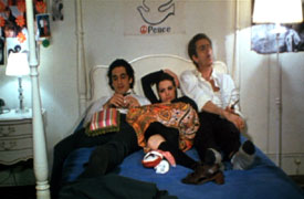 In the victim's room...