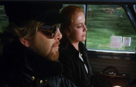 With the nice girl in a car...