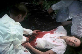The victim of a car crash...