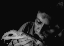 Zombie eats a hand...