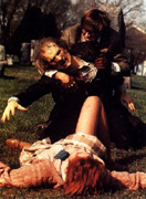 Attack of the cemetery zombie...