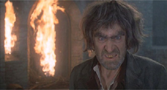 Burning castle...