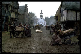 A village...