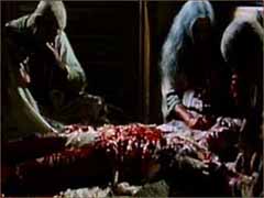 Zombie eats their victim...